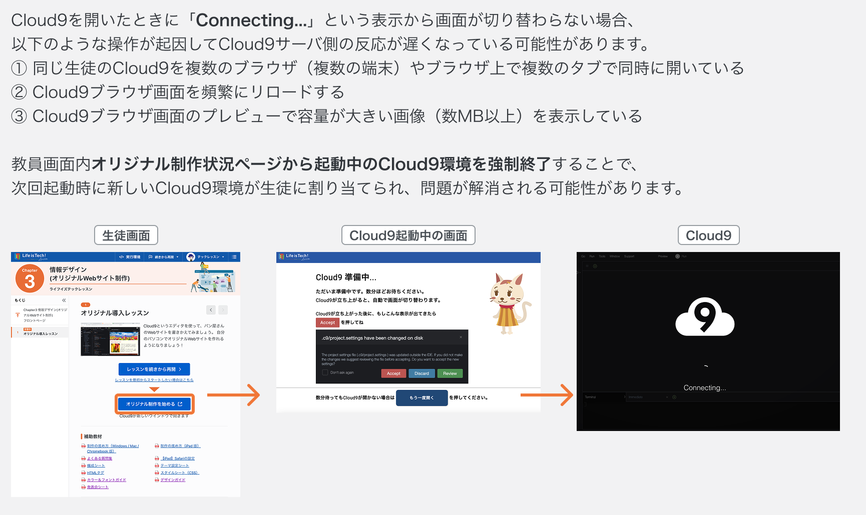 Connectingという表示の説明.png